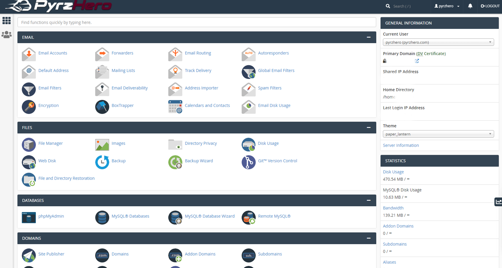 Cpanel